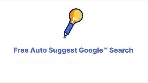 Free Auto Suggest Google™ Search Keyword SEO Tool