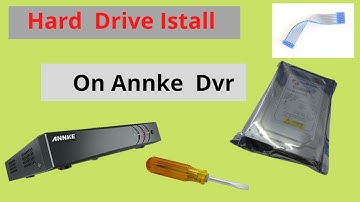 HARD DRIVE INSTALL ON ANNKE DVR OR SIMULAIR #amazon @AmazonAssociatesPrograms #amazonprime