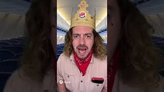 Burger King Crown Guy  #ai #funny #sora #comedy #aivideo #shorts