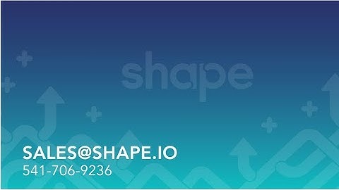 Shape Integrated Software Platform Introduction