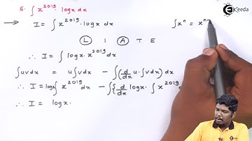 Integration by parts Problem No 5 - Integration - Diploma Maths - 2