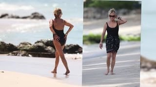 Swimsuit-Clad Felicity Kendal Enjoys The Good Life In The Caribbean - Splash News Splash News Tv