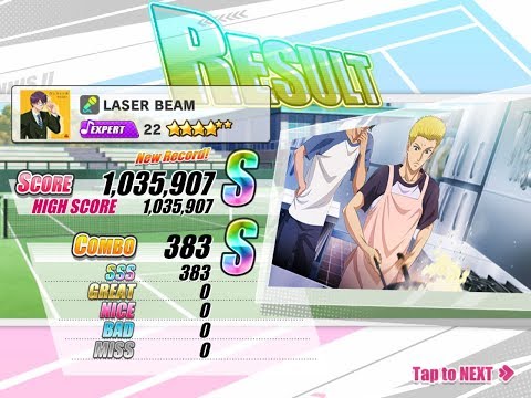 【テニラビ】LASER BEAM EXPERT All SSS FC 手元動画【柳生比呂士】