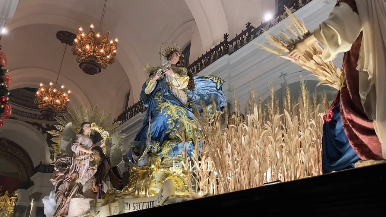 Salida de Nuestra Señora de las Mercedes de Inmaculada Concepción de Catedral Metropolitana