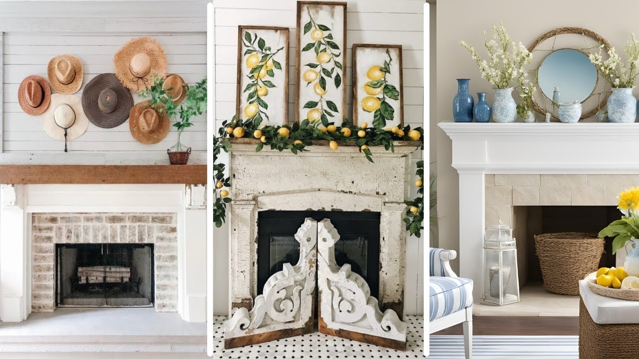 Summer Mantel Decorating: Fresh and Beautiful Ideas - YouTube
