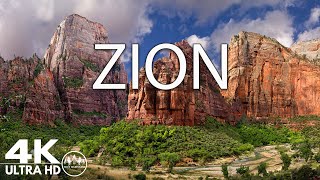 Beautiful Scenery Zion National Park 4K - Relaxing Music Helps Reduce Stress And Helps You Sleep