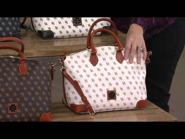 Dooney & Bourke Gretta Coated Cotton Leisure Shopper with Mary Beth Roe 