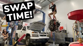 HUGE PROGRESSION ON LS SWAP COLORADO!! (Day 2)