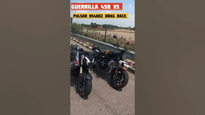Guerrilla 450 Vs Pulsar Ns400z Drag Race #short #shorts #pulsar #pulsarns400 #ns400 #shortvideo