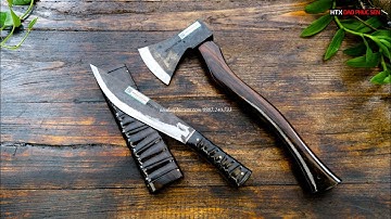 #daophucsen 🌿CẶP ĐÔI DAO RÌU ĐI RỪNG SANG -XỊN🌿 - HÀNG CHUẨN CỦA HTX DAO PHÚC SEN