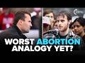 Student Compares Pregnancy to Housing a Stranger | Charlie Kirk Debate