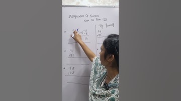 Multiplication Of Two Digit Numbers Near The Base 100(Vedic Maths)  @Mannsemath#vedic#tricks#video