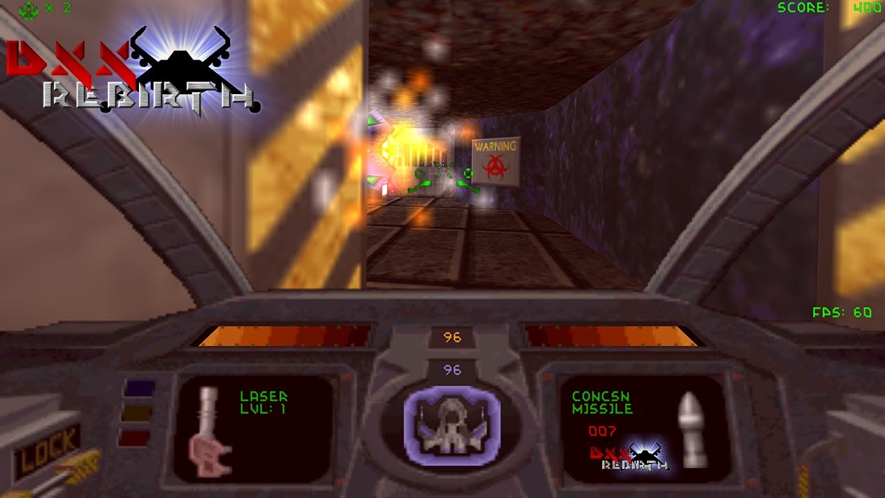 Easily setup up Descent 1 & 2 with DXX-Rebirth, play it on modern Pc's ...