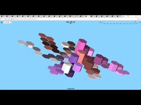 3d Data Visualization of Patented Hex Tessellating structure