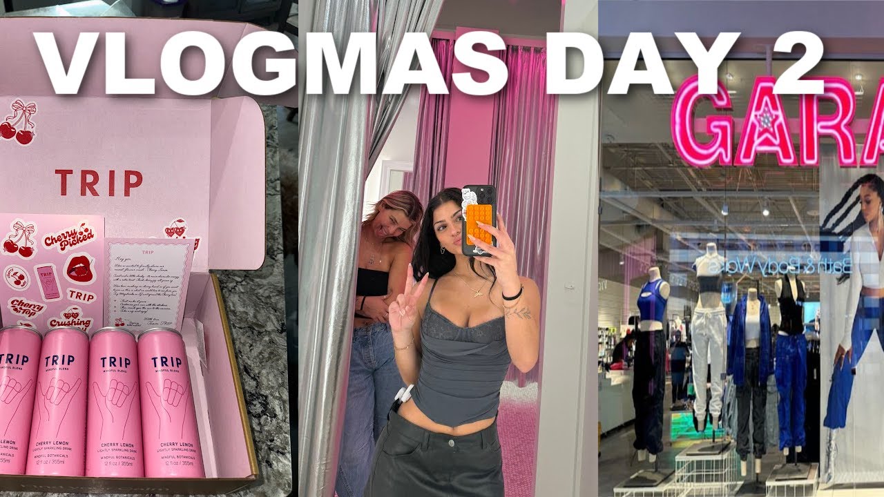ВЛОГМАС ДЕНЬ 2 || шоппинг, праздничный ужин и т. д.