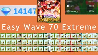 How to get Wave 70 in Extreme Mode in All Star Tower Defense + (13B Damage Farm) | Duo Strategy