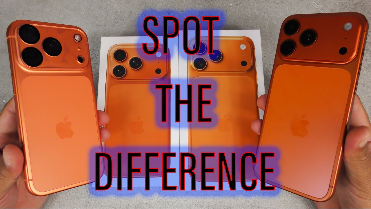 НАЙДИ ОТЛИЧИЕ: Настоящий iPhone 17 Pro Max против поддельного: СМОТРИТЕ, ЧТОБЫ ВАС НЕ ОБМАНУЛИ!
