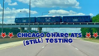 Close calls at the Chicago O-Hare ATS Trains!