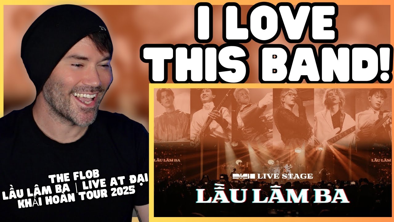 The Flob - LAM BA TOWER | LIVE AT DAI KHAI HOAN TOUR 2025 | Реакция метал-вокалиста