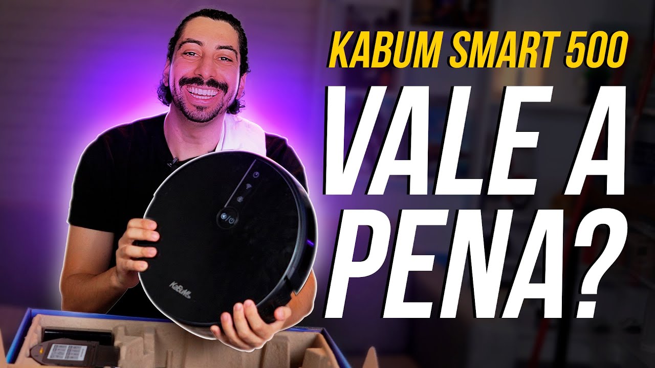 Robô aspirador de pó Kabum Smart 500 vale a pena? Análise e comparativo com o Kabum Smart 700 e 100