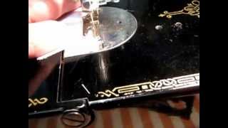Singer Featherweight 221 sewing rolled hem tutorial