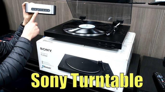Sony PS-LX310BT Tourne-disque Platine Vinyle Bluetooth Noir