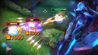 Rank 1 Ashe ADC : PERFECT Spacing + MASSIVE Damage - Engsub ( vs Caitlyn )