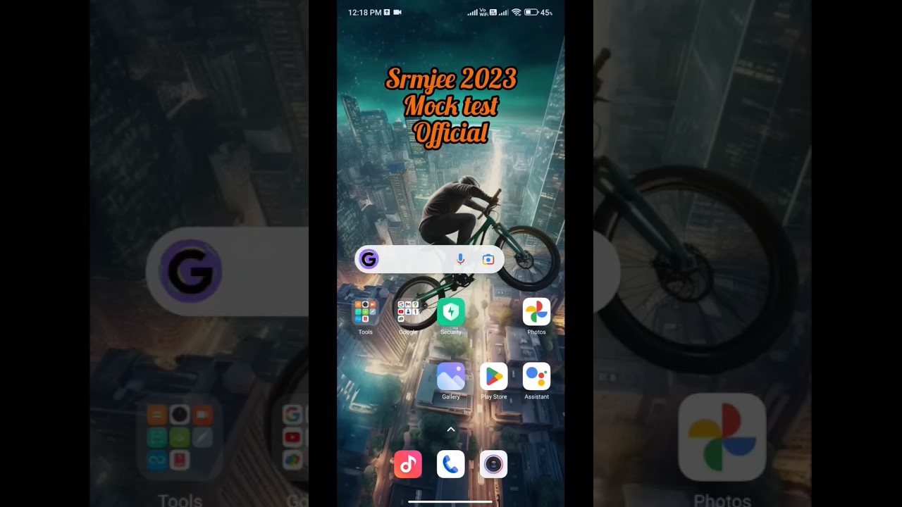 SRMJEE 2023 Official Mock Test🥳 