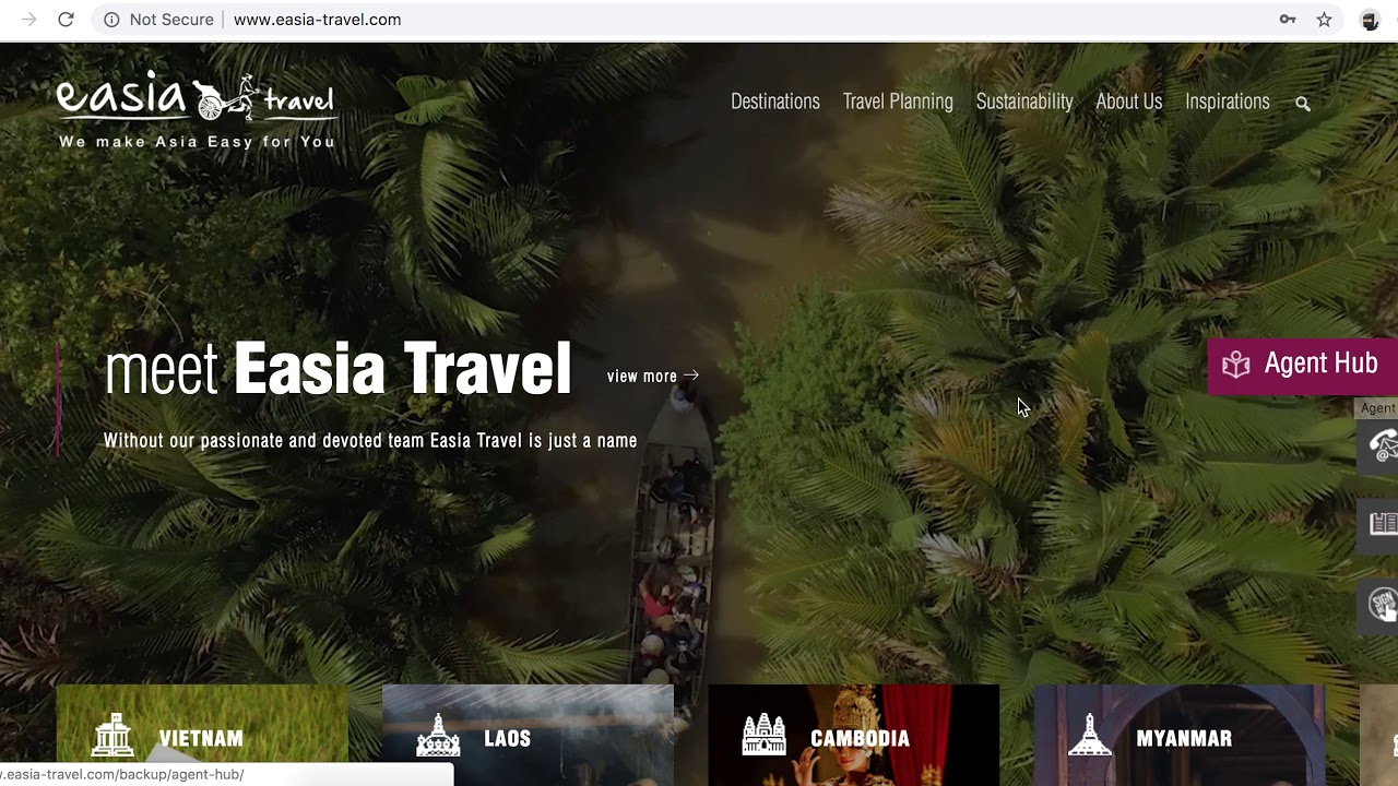 1 Easia Travel Agent Hub Guideline Videos Access Login To Agent Hub Youtube