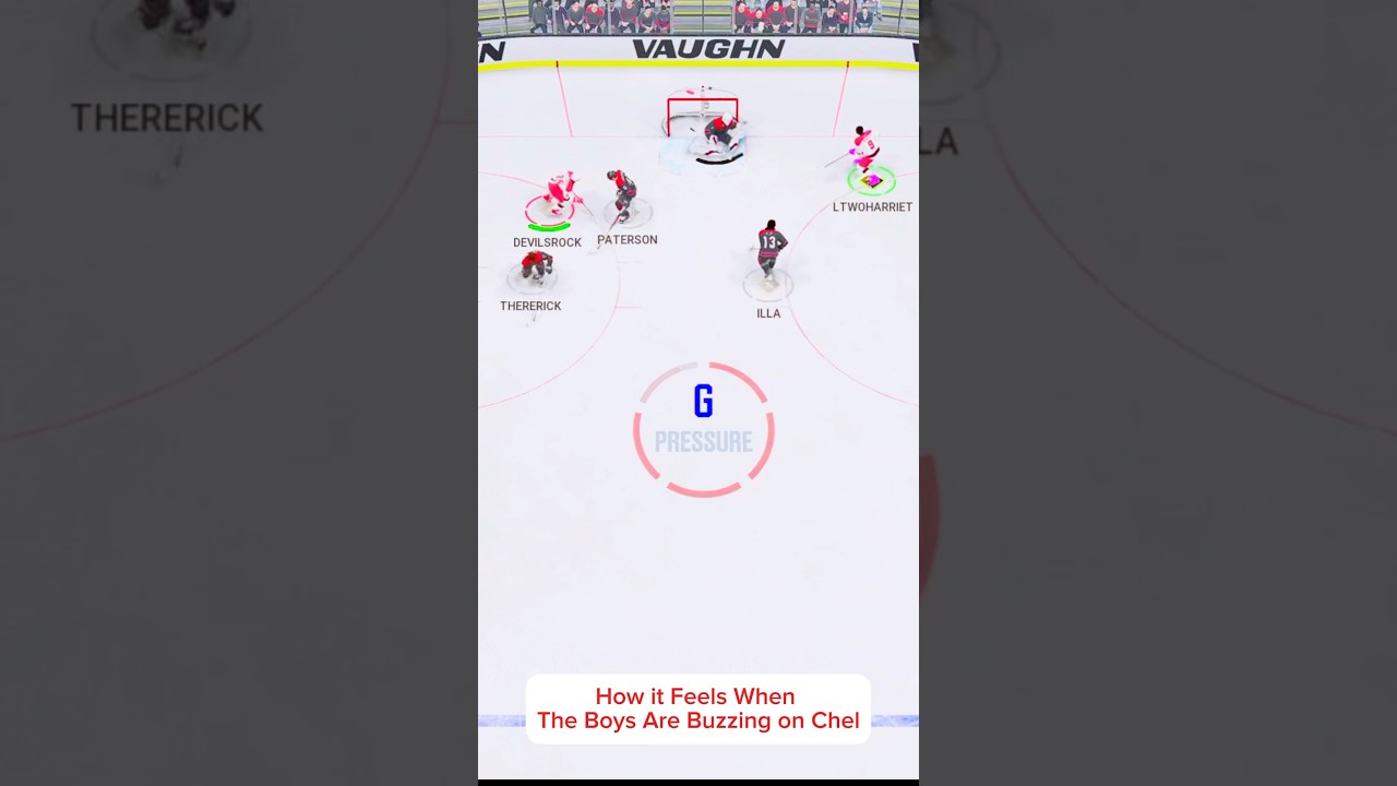 NHL 25 Passing on lock 