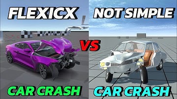 FlexicX vs Not Simple Car Crash Compilation"2."EPIC CRASH BATTLE! 🔥