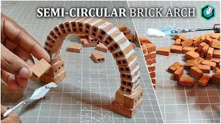 BRICKLAYING HOW TO MAKE BRICK ARCH