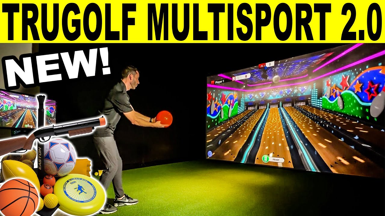 ЛУЧШИЙ домашний симулятор гольфа? НОВЫЙ обзор TruGolf Multisport 2.0!