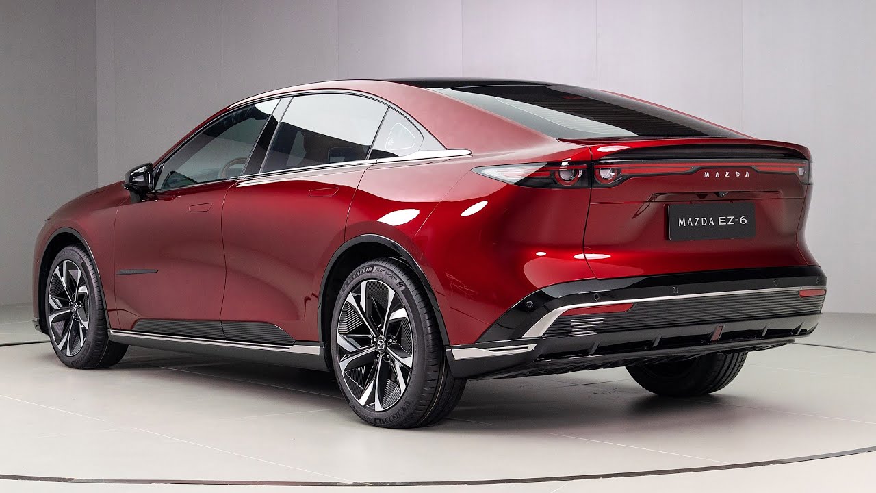 New 2025 Mazda EZ-6 - Most Beautiful Japanese Sedan - YouTube