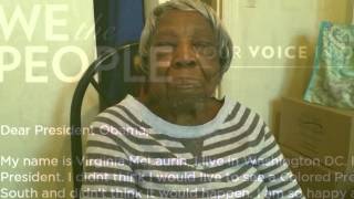 Virginia McLaurin Visits White House