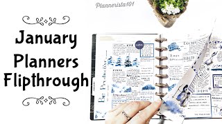 January 2022  Planner Flip Through  | Happy Planner | After The Pen | APT