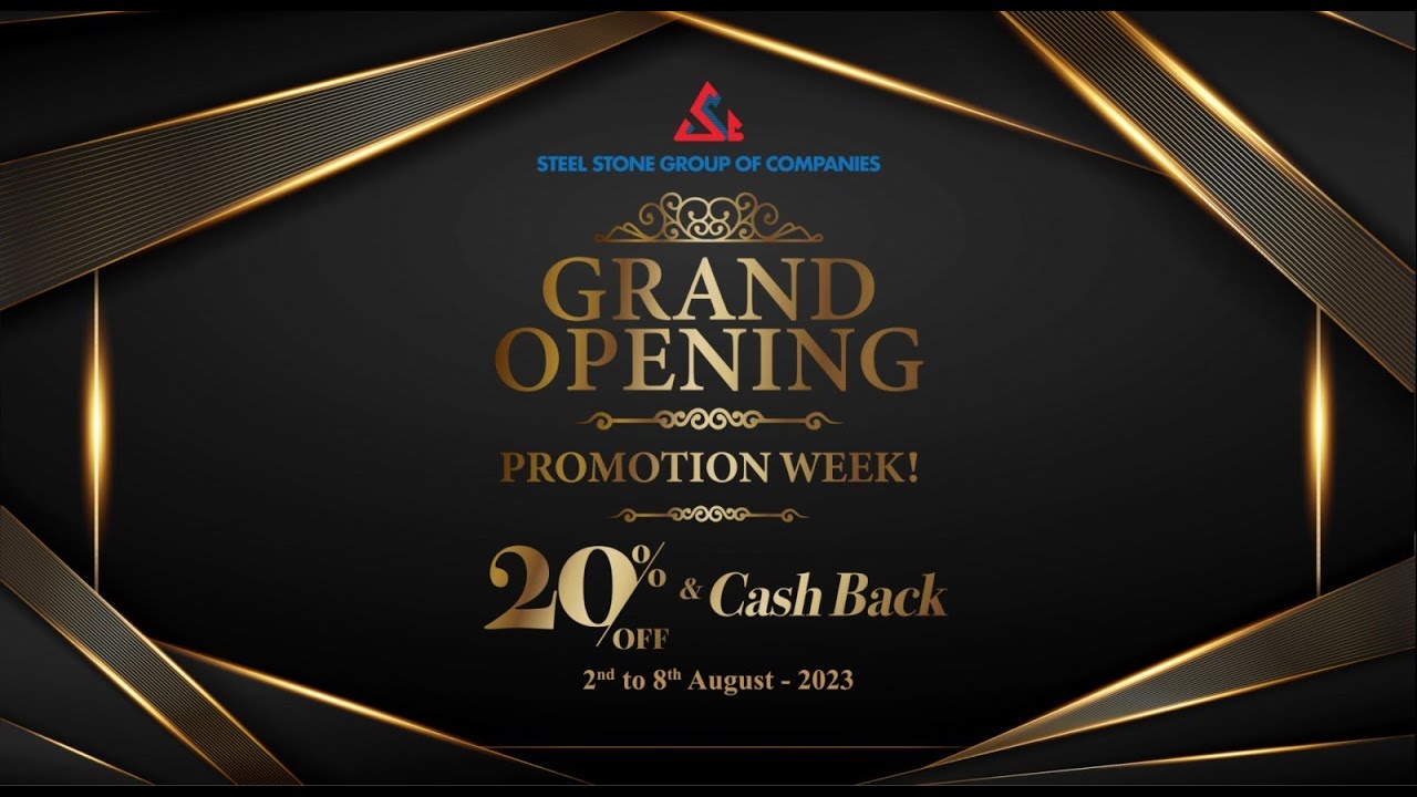 𝐒𝐭𝐞𝐞𝐥 𝐒𝐭𝐨𝐧𝐞 𝐆𝐫𝐨𝐮𝐩 𝐨𝐟 𝐂𝐨𝐦𝐩𝐚𝐧𝐢𝐞𝐬 ၏ New Office Grand Opening Promotion ...