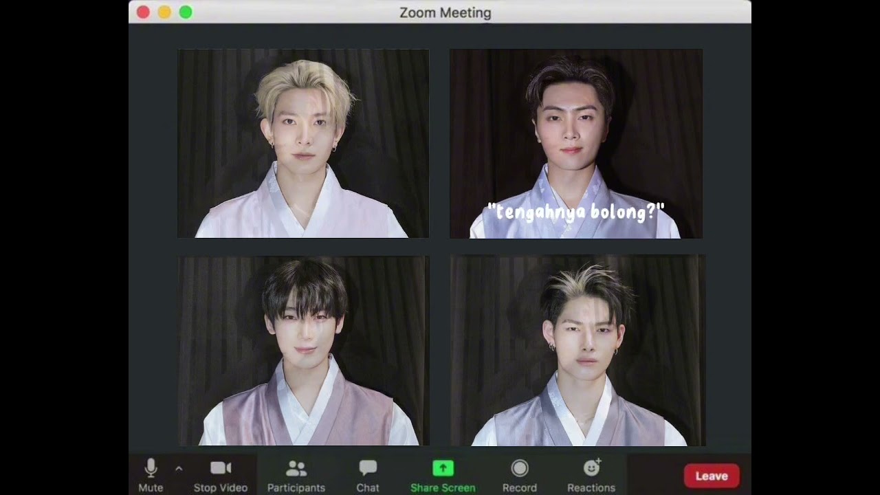 Wkwkwk #enhypen #zoommeeting #lucu 