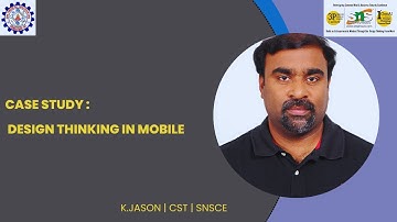 Case Study on Design Thinking In Moblie  |   DataCommunication and Networks   | SNS INSTITUTIONS