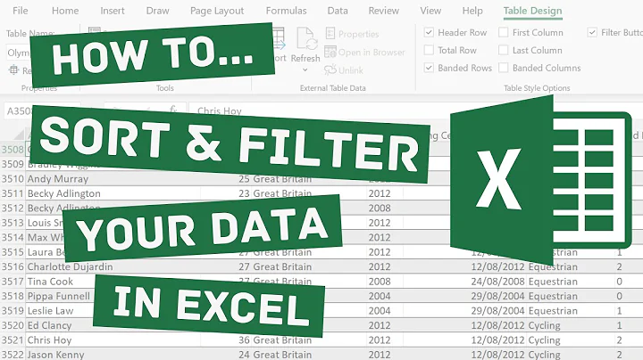 How to Sort and Filter Your Data in Excel