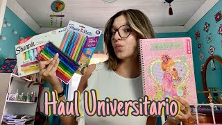 ¡Mini haul de Material Escolar! (edición universidad)