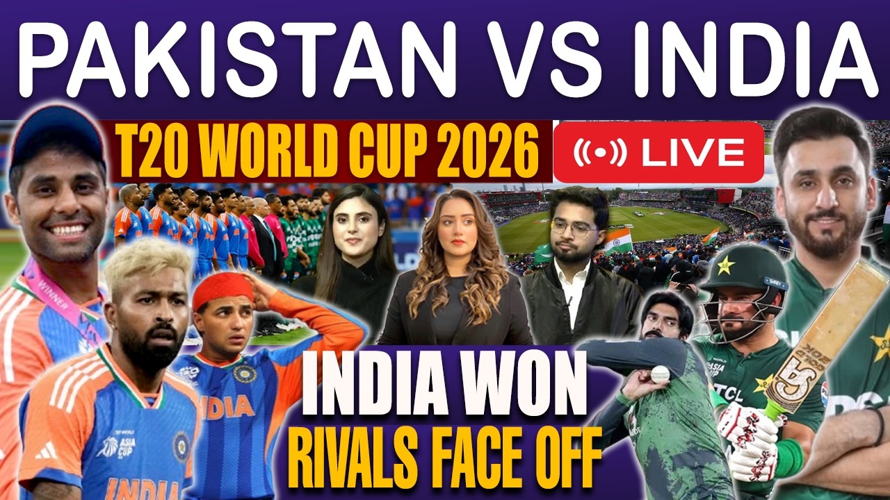 INDIA vs PAKISTAN T20 World Cup 2026 Live Match | India Beat Pakistan | Live Score Updates