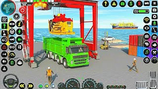 Fast Racing Truck - Long Trailer Truck Carry Container - Realistic Truck 3d - Truck Car Games screenshot 4