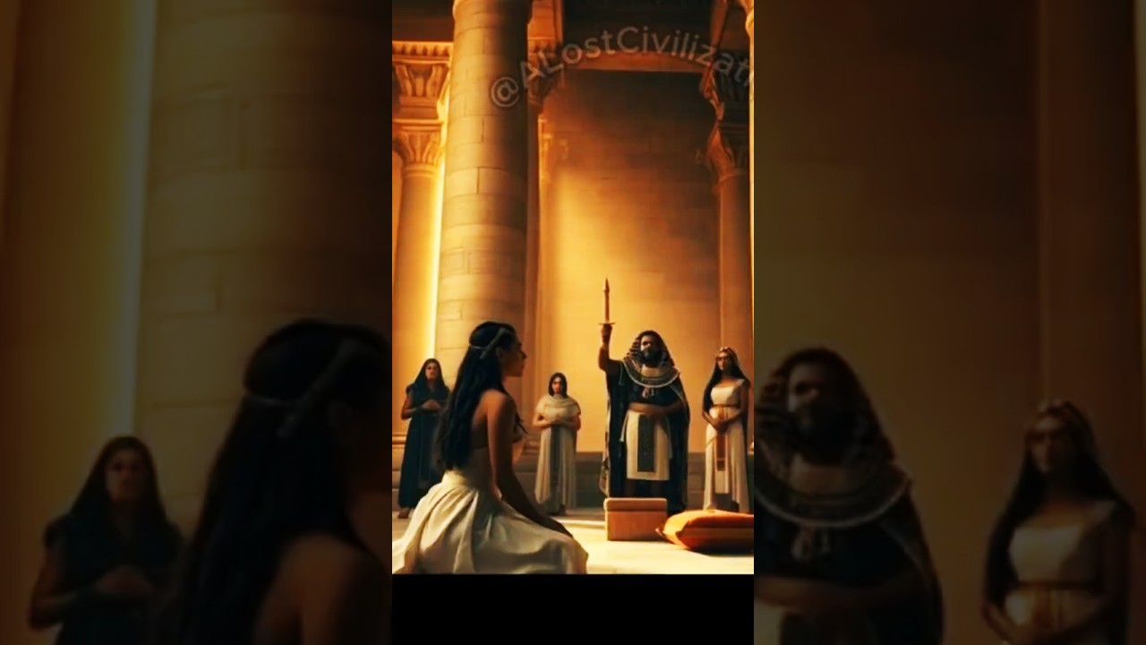What were the hymns like in the ancient Egyptian temples? | 