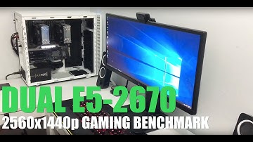 Dual Xeon E5 2670 16 Cores 32 Threads GTX 970 2560x1440p Gaming Benchmark PART 3