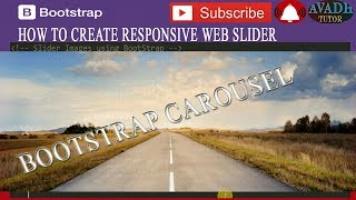 slider in bootstrap || bootstrap carousel  || bootstrap image slider || bootstrap 4