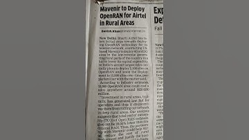 Mavenir deploy openRAN for Airtel
