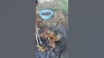 Sường dê nướng ngoài đồng ngồi nhậu tại chổ luôn anh em ơi