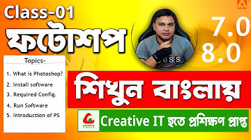 Adobe Photoshop 7.0 & 8.0 Full Course Class 01#GFXTUTORSAFI