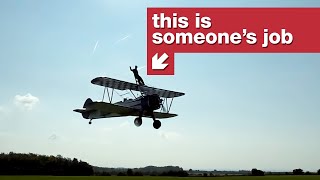 Wingwalking used to be a lot more dangerous